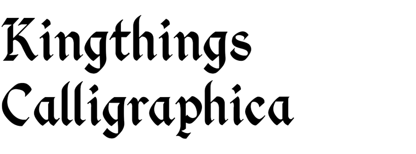 Kingthings Calligraphica