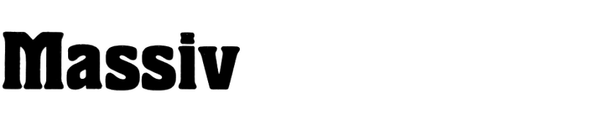Inseratschrift Massiv