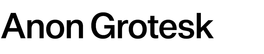 Anon Grotesk