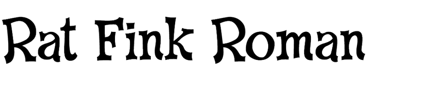 rat fink font