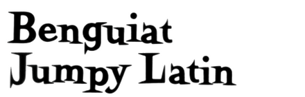 Benguiat Jumpy Latin