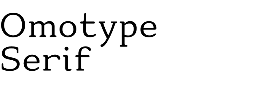 Omotype Serif