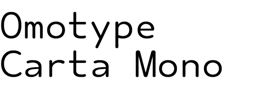 Omotype Carta Mono