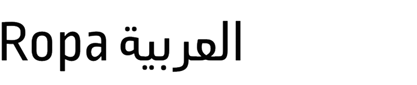 Ropa Sans Arabic