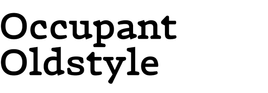 Occupant Oldstyle