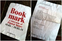 “Bookmark” – A Selection of Printed Matter