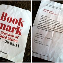 “Bookmark” – A Selection of Printed Matter