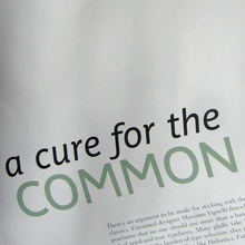 <cite>Cure for the Common Font</cite>, HOW magazine 2/2009