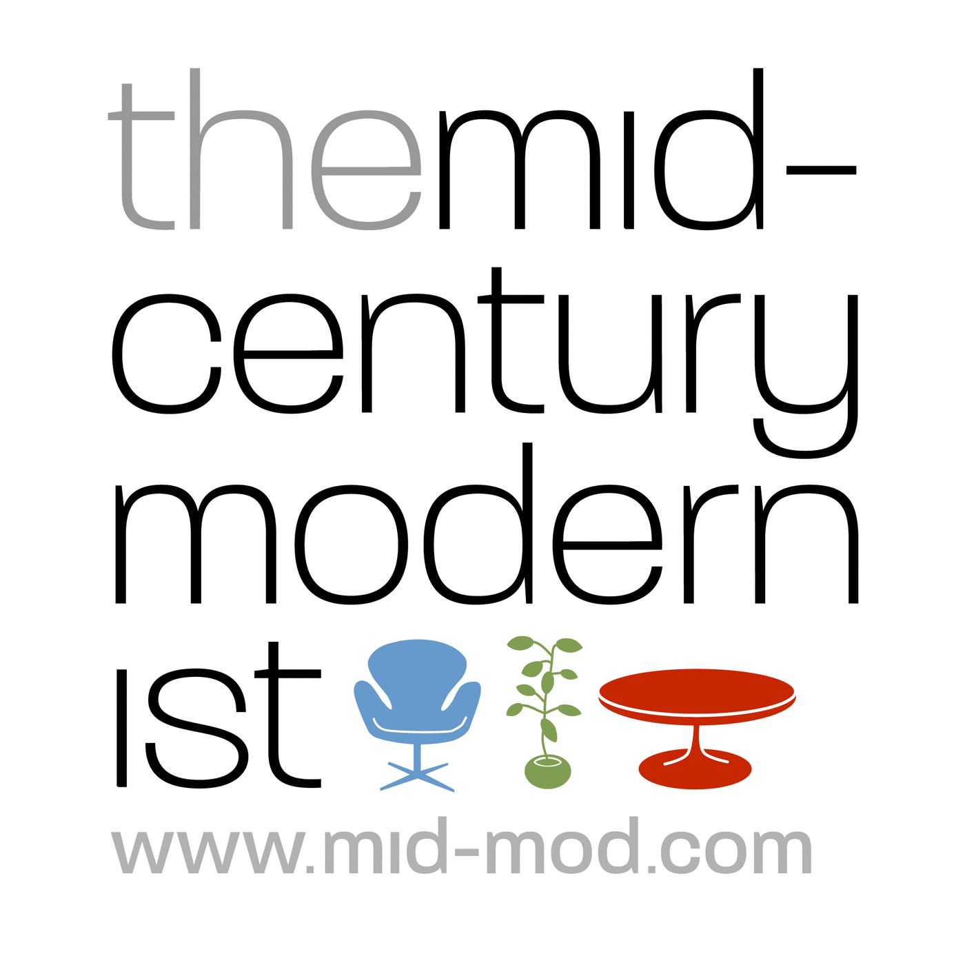 The MidCentury Modernist logo Fonts In Use