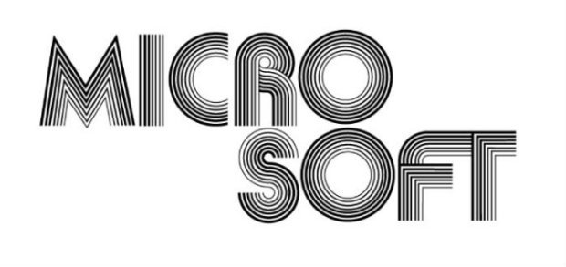 Microsoft logo and Bill Gates’ business card, 1975 1