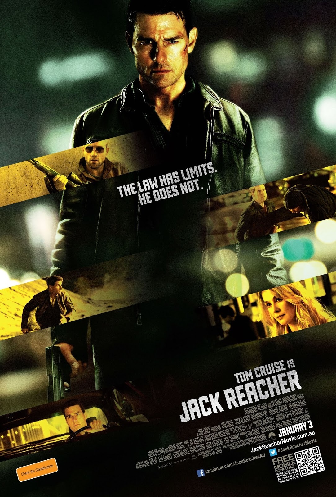 Jack Reacher Movie Posters - Fonts In Use