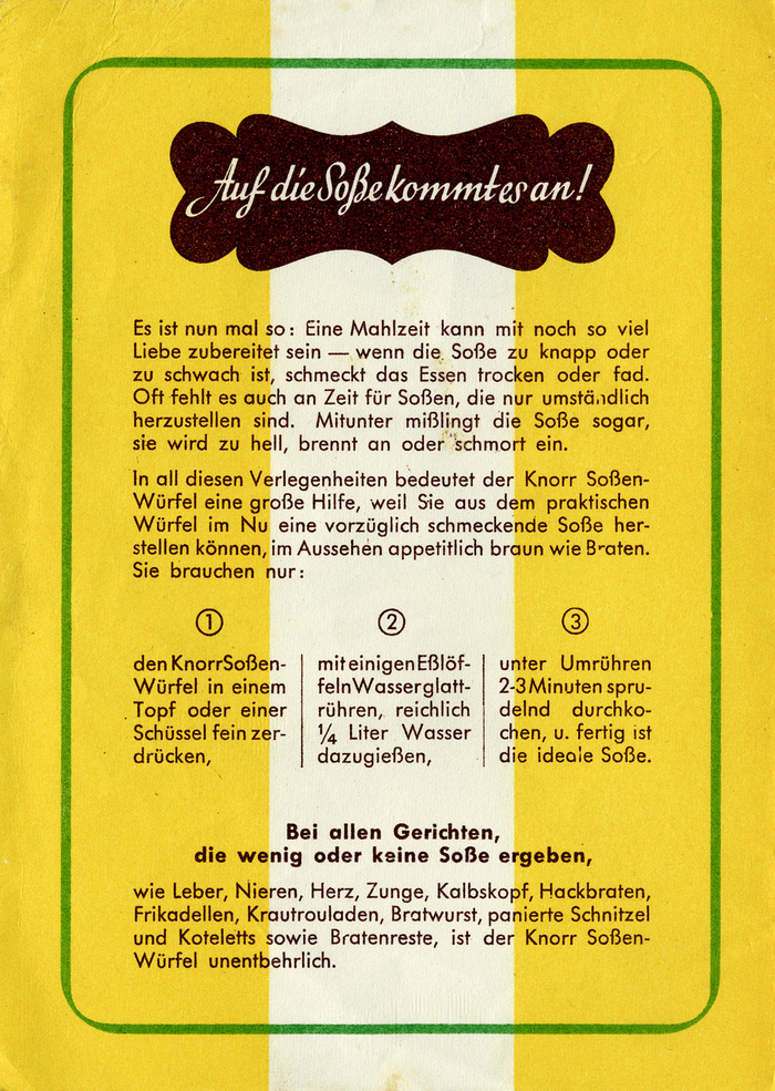 Knorr Soßen-Würfel 6