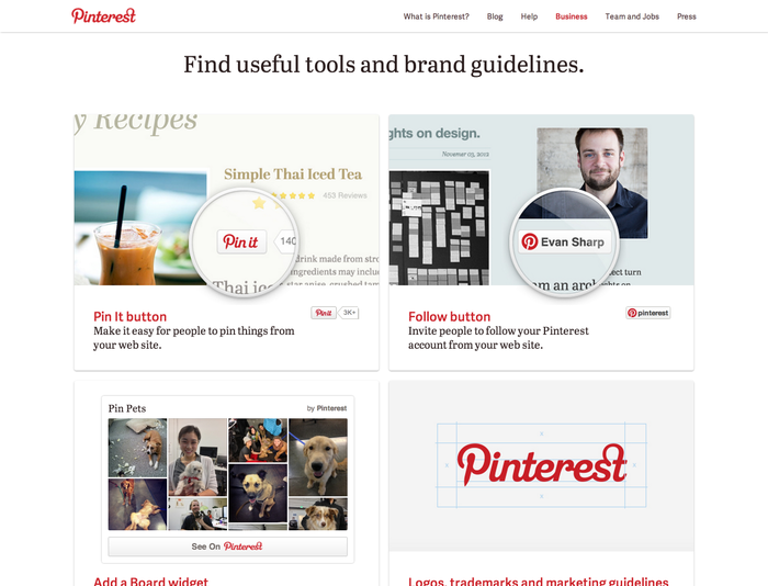 Pinterest.com (2013 redesign) 6