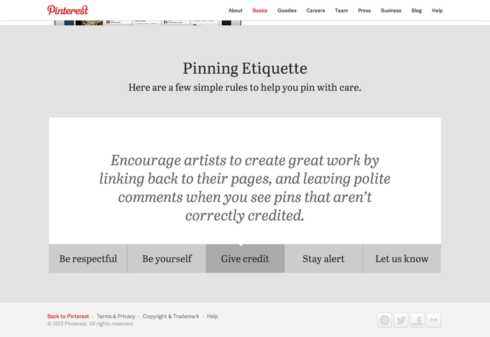 Pinterest.com (2013 redesign) 7