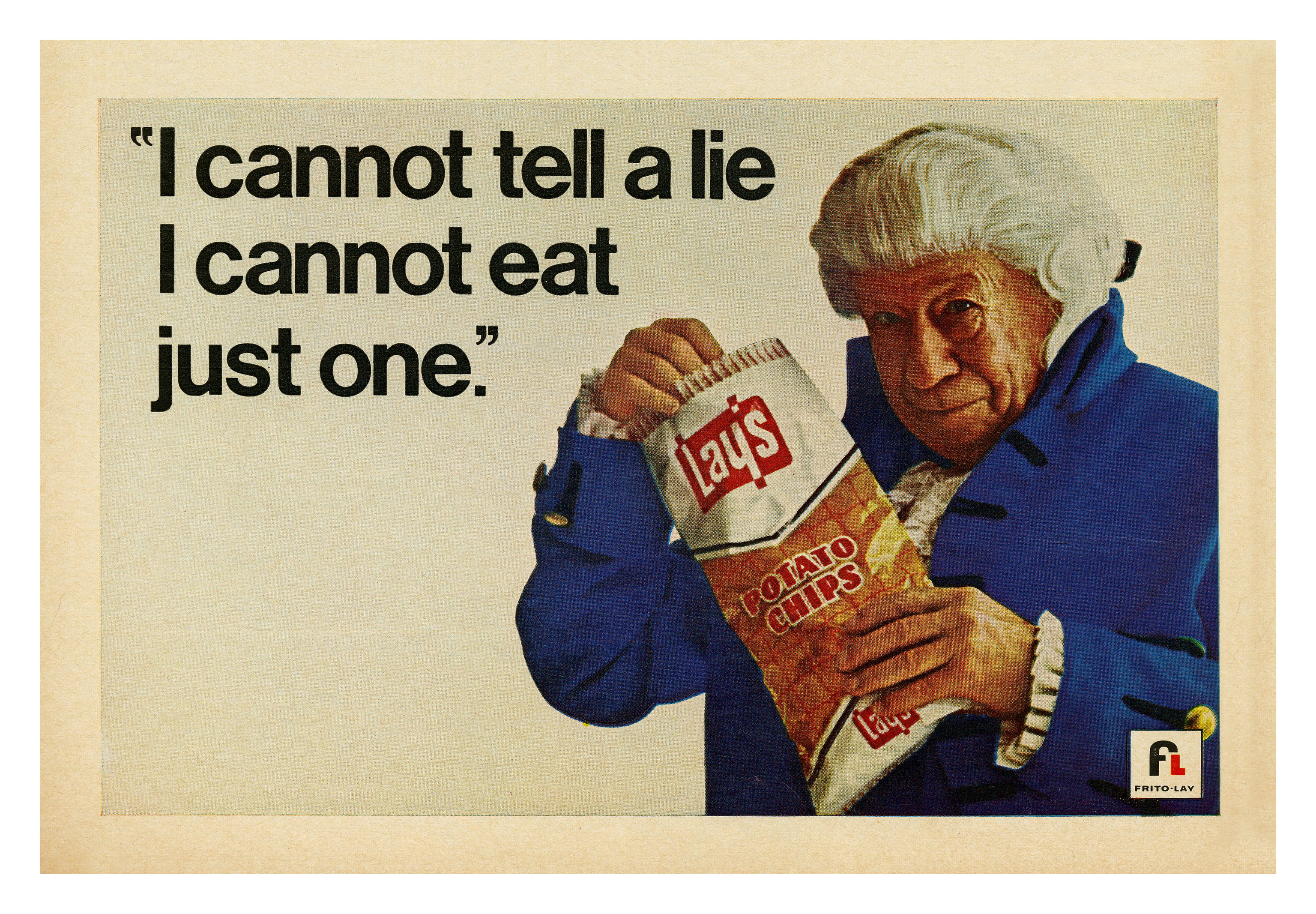 Lay’s Potato Chips ad Fonts In Use