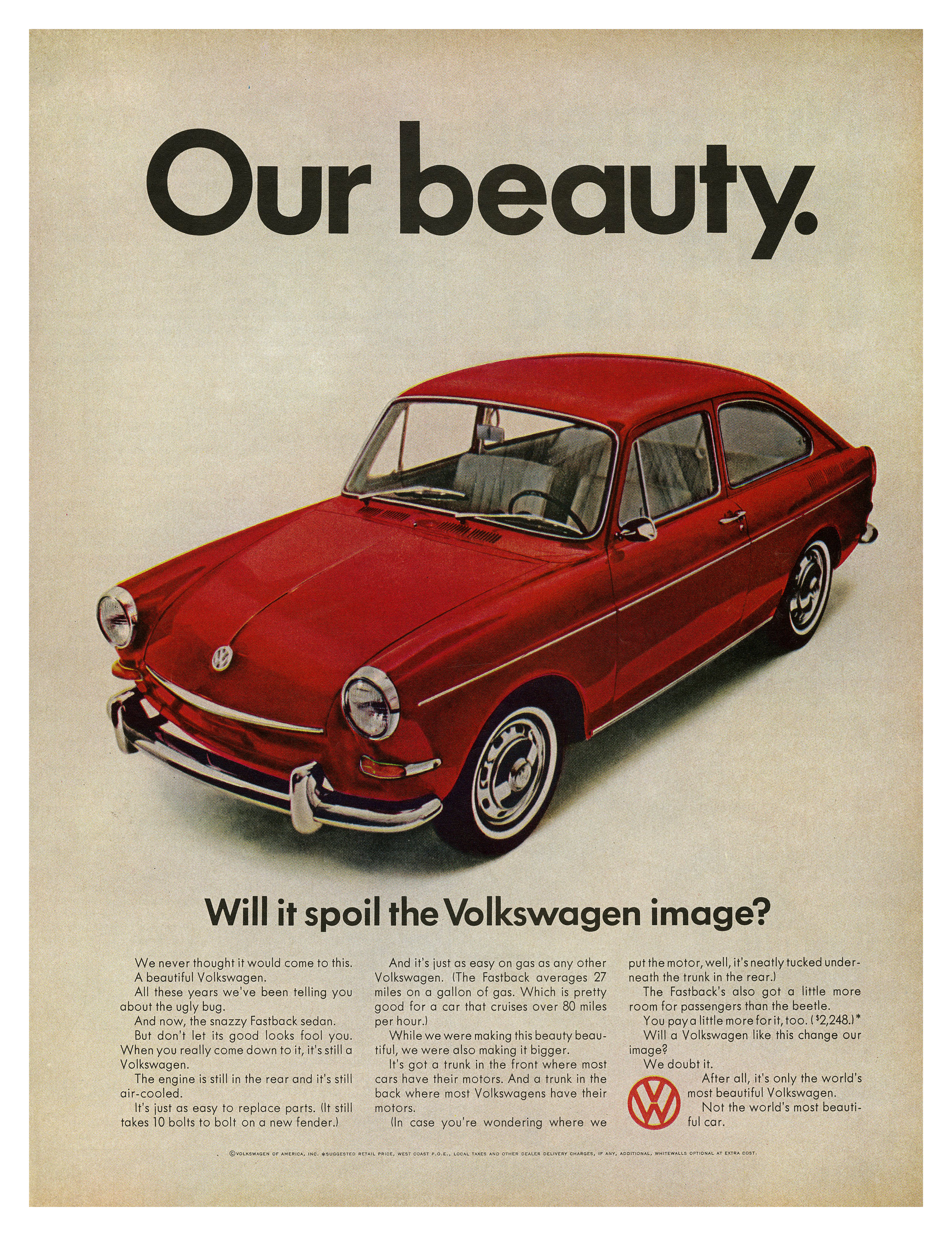 Volkswagen Of America Ads 1960 68 Fonts In Use