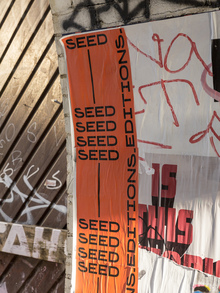 SEED Editions wheatpaste campaign