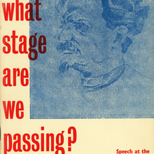 <cite>Through What Stage Are We Passing?</cite> by L.D. Trotsky