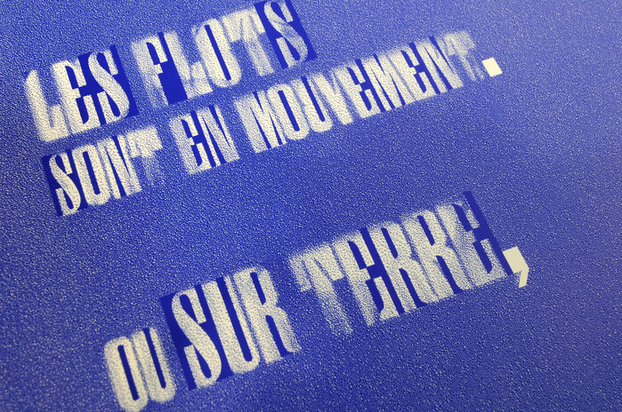 La mer, on est rentrés dedans, Galérie Surface 2