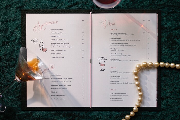 Menu spread