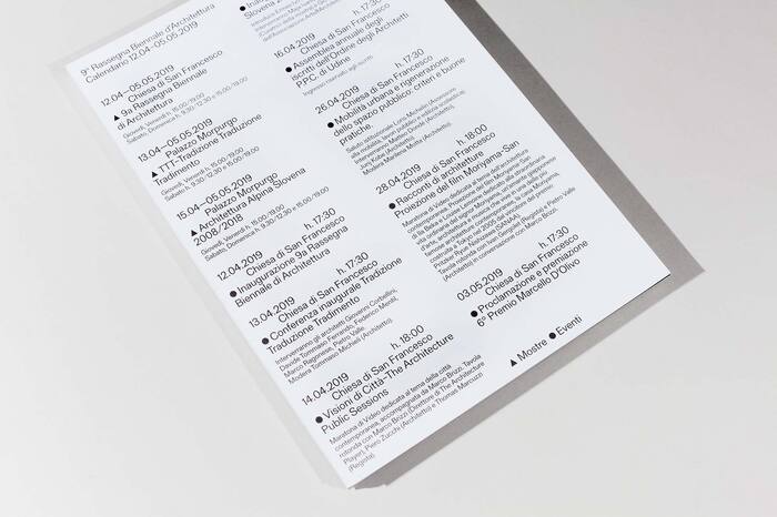 9a Rassegna Biennale d’Architettura catalogue and poster 3