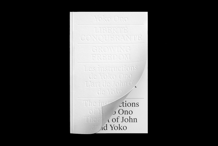 Yoko Ono – Growing Freedom exhibition and catalog 1