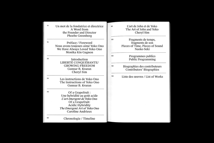 Yoko Ono – Growing Freedom exhibition and catalog 4