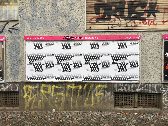 Jay-Jay Johanson, Berlin tour posters 2