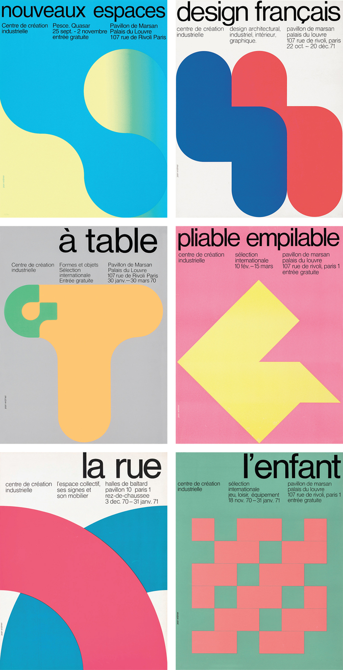 A selection of posters, partly dated 1970 and/or 1971.