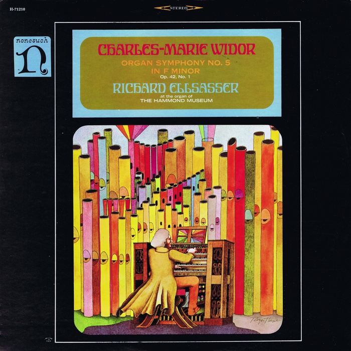 Richard Ellsasser – Charles-Marie Widor’s Organ Symphony No.&nbsp;5, No. 1 (Nonesuch) album art