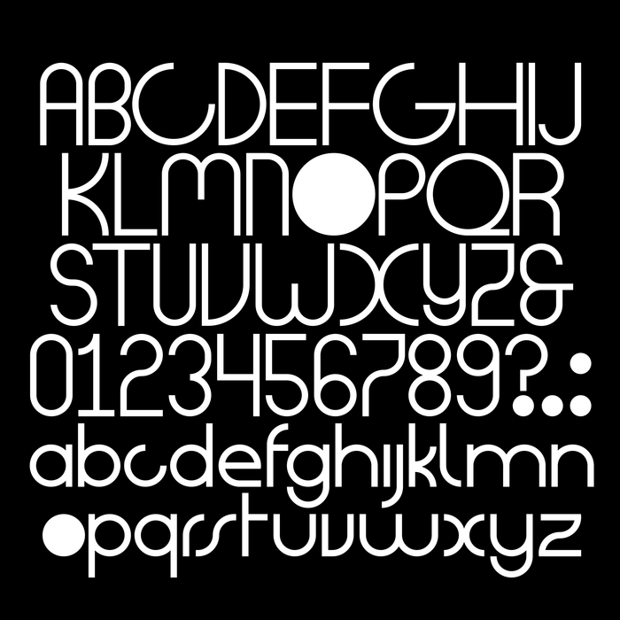 DD dot glyph set