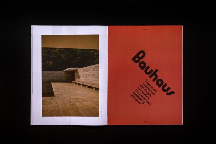 Dot magazine Bauhaus featured spread