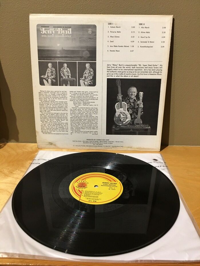 Jerry Byrd – Steel Guitar Hawaiian Style album art 4