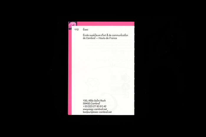 Guide de l’étudiant, l’Ésac Cambrai 19