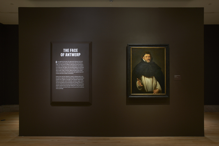 The panels use Media Sans Condensed Black for the section title and the drop cap. Body copy is set in Domaine Sans Text.