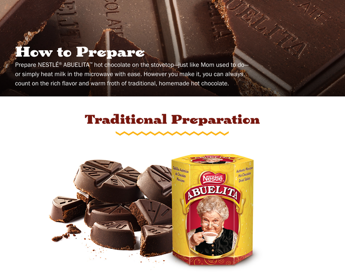 Chocolate Abuelita website 5