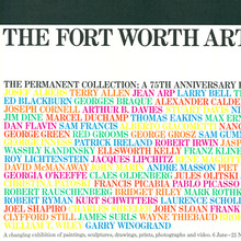 Fort Worth Art Museum – <cite>The Permanent Collection: A 75th Anniversary Retrospective</cite> exhibition poster