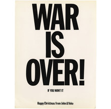 <cite>WAR IS OVER! (If You Want It)</cite>