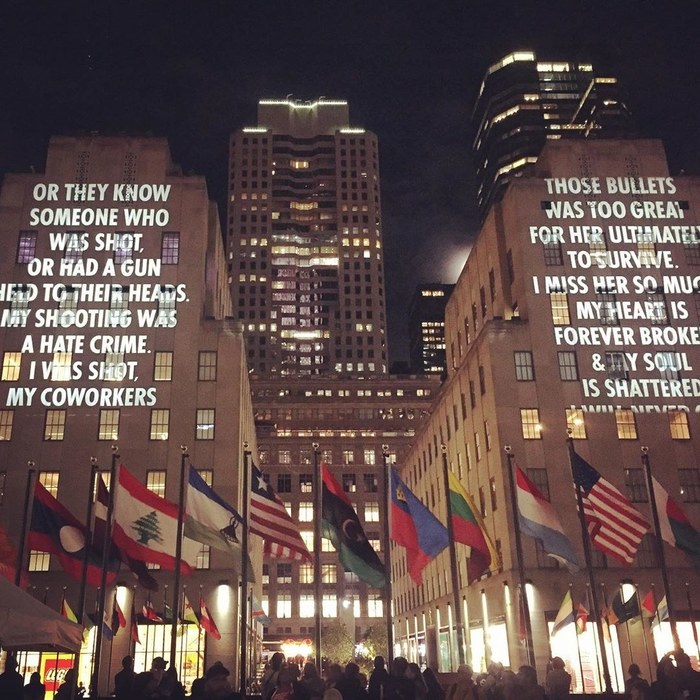 Vigil by Jenny Holzer 2