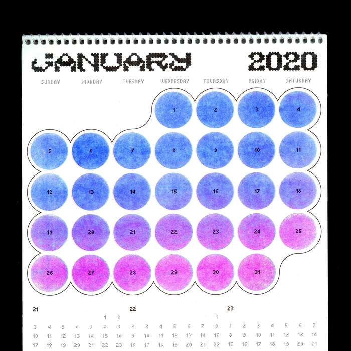 3,650 Days Calendar 1