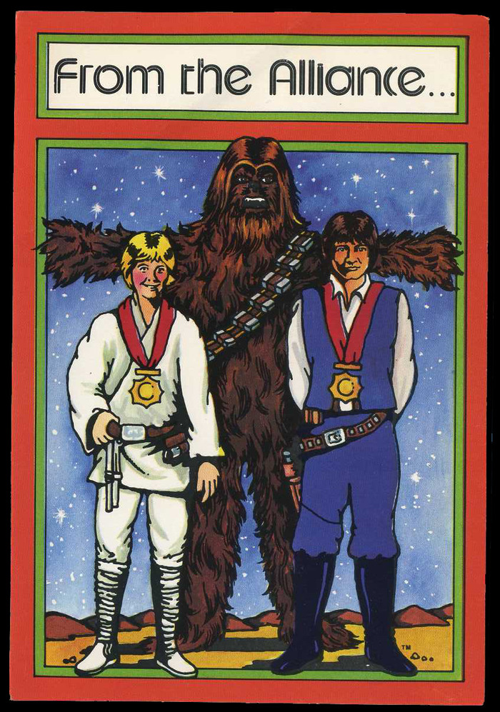 Star Wars Christmas cards (1977) 1