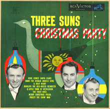 The Three Suns – <cite>Christmas Party</cite> album art