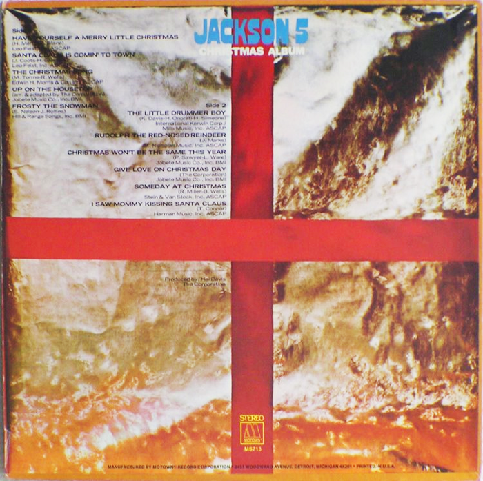 Jackson 5 Christmas Album by The Jackson 5 Fonts In Use