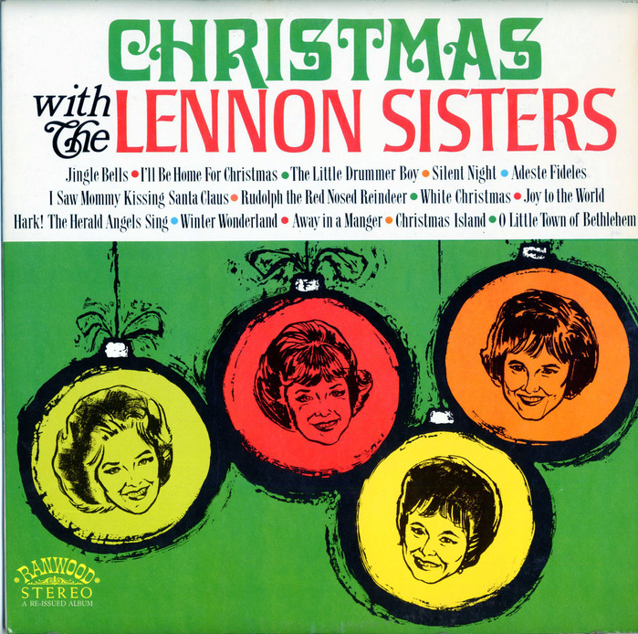 Christmas with The Lennon Sisters (Ranwood, 1968) album art