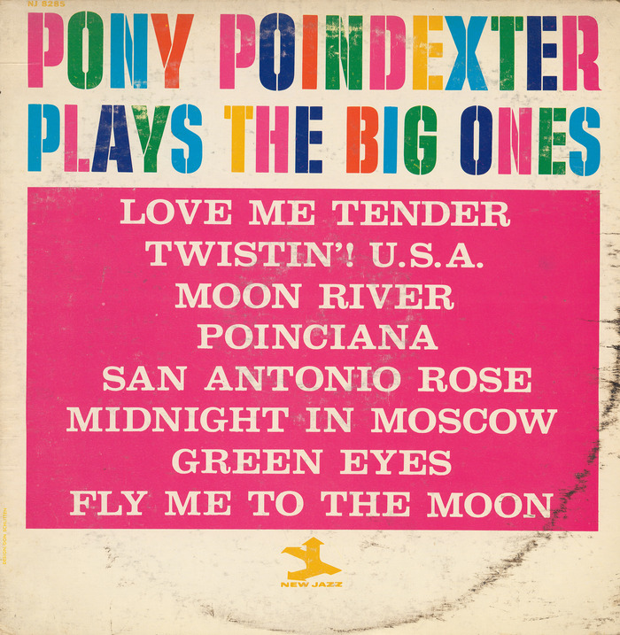 Pony Poindexter – Plays the Big Ones album art 1