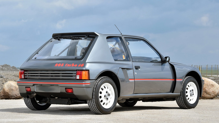 Peugeot 205 Turbo 16 Fonts In Use