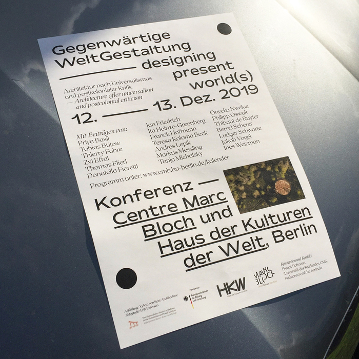 Gegenwärtige WeltGestaltung – designing present world(s) 1