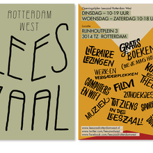 Visual identity Leeszaal Rotterdam West