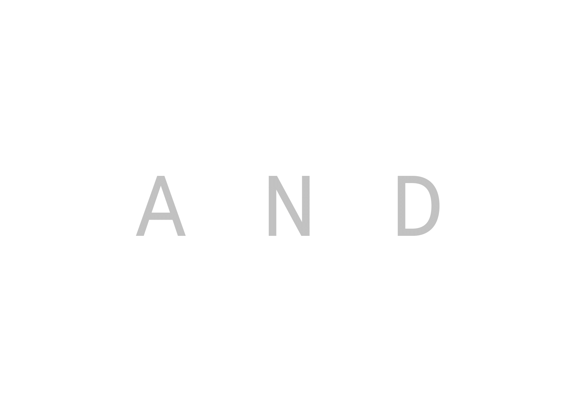 Letterform logomark reduction