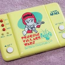 <cite>Penguin Village Wars</cite> handheld game, Animest logo